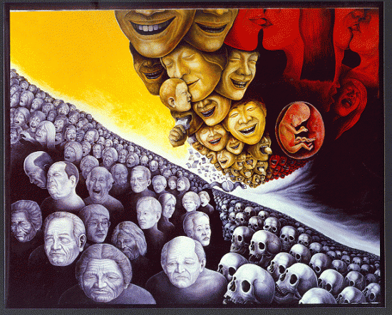 Le temps brisé (205x160)1987   (broken time)