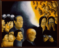l'heure au sérieux ( 120x100 )1988